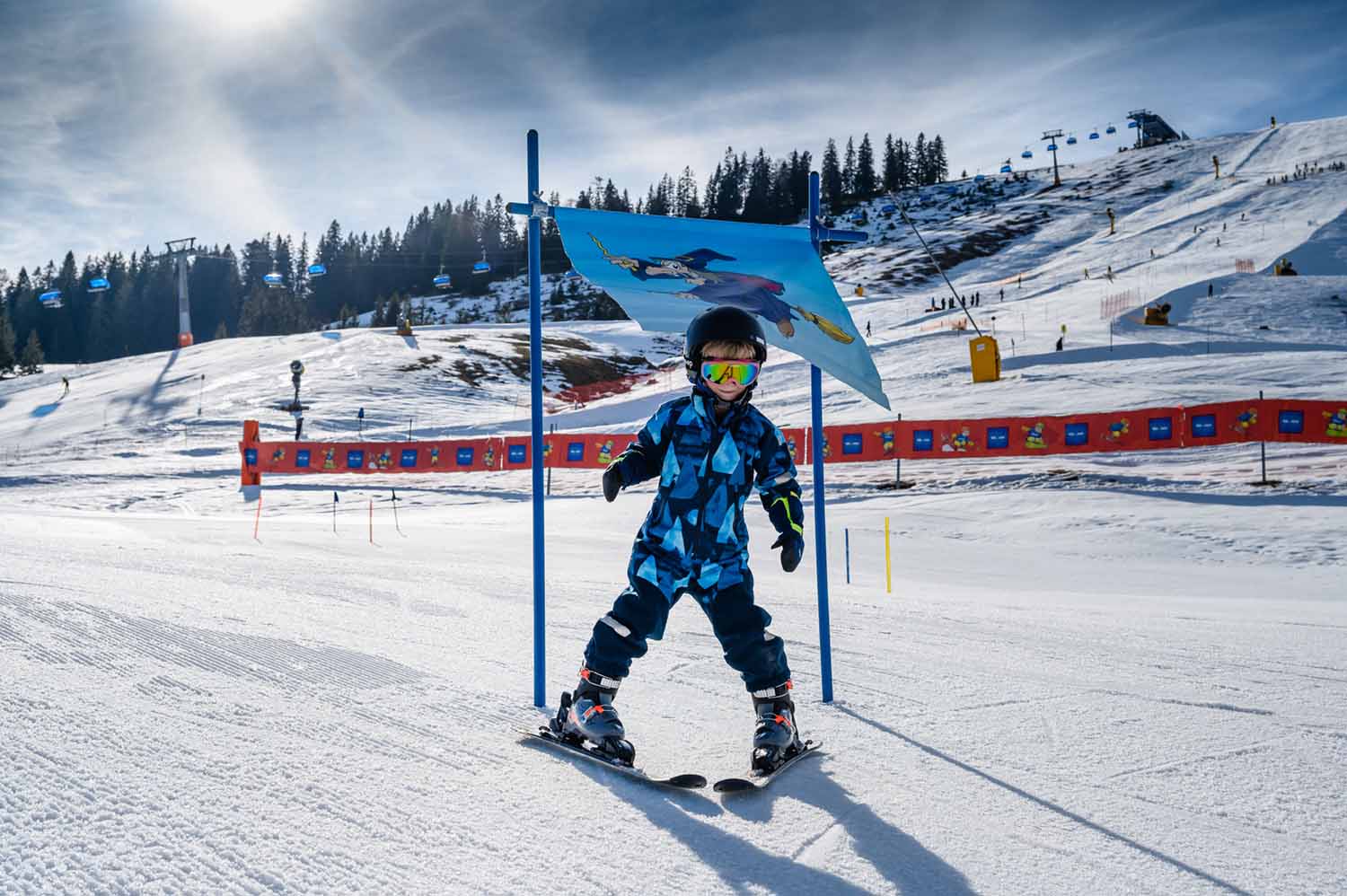 Kind, Skifahren, Pflug, Sudelfeld, bayern